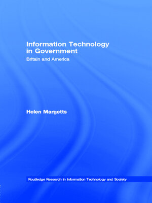 cover image of Information Technology in Government